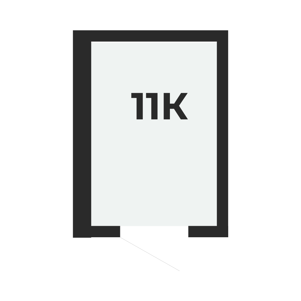 Планировка: Кладовая № 11, 3,98 м²
