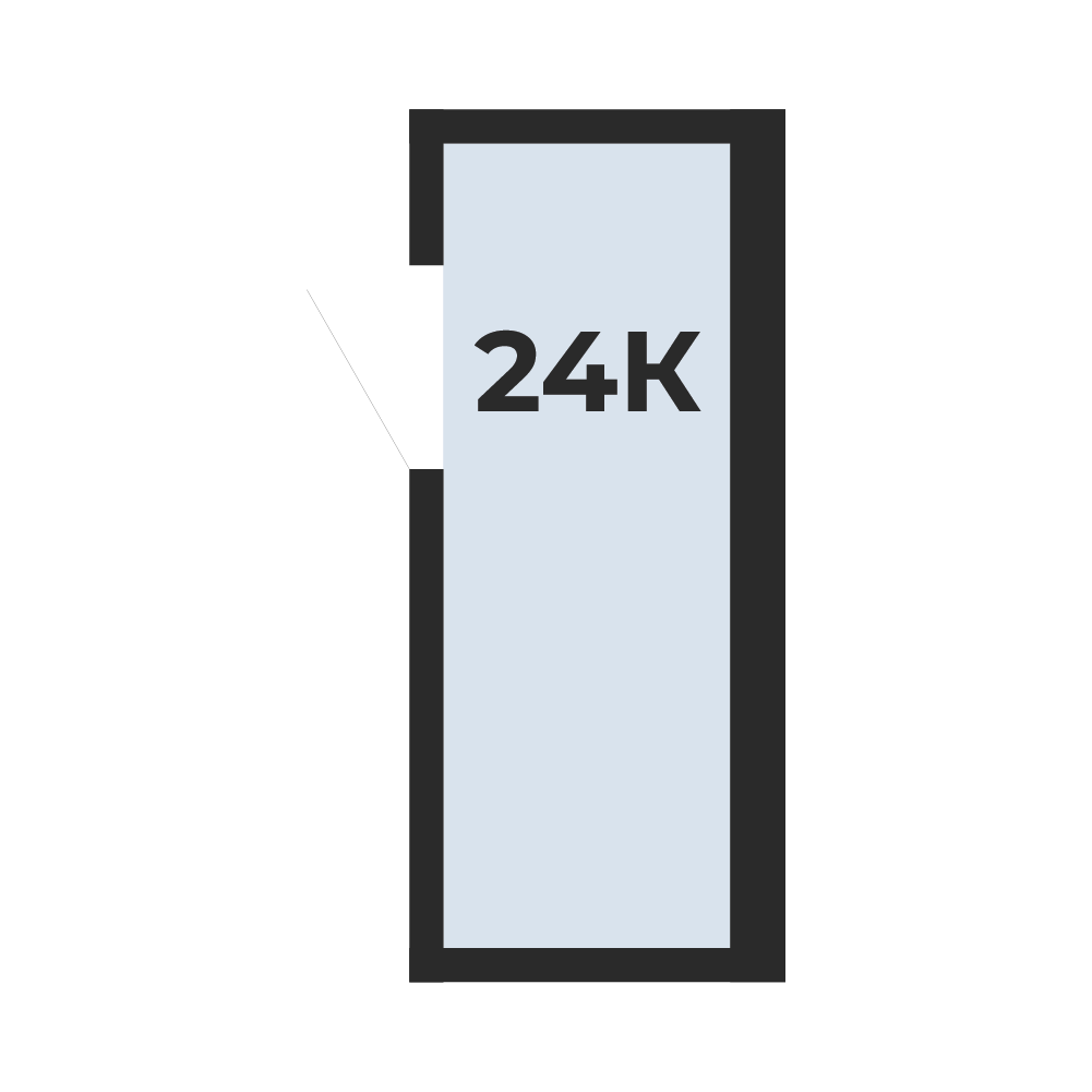 Планировка: Кладовая № 24, 4,38 м²