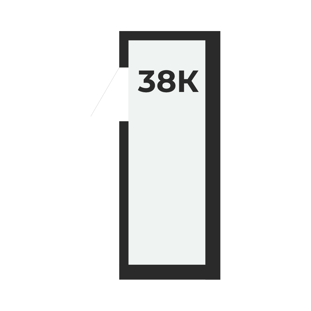 Планировка: Кладовая № 38, 4,58 м²