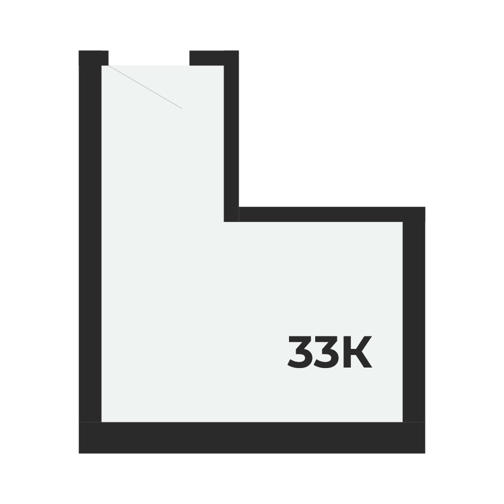 Планировка: Кладовая № 72, 9,97 м²