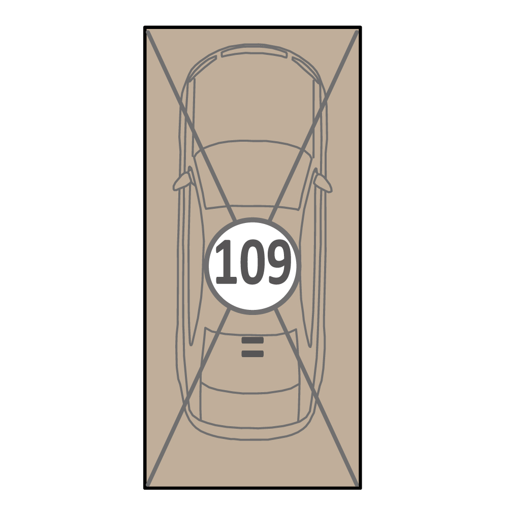 Планировка: Машино-место № 109, 13,25 м²