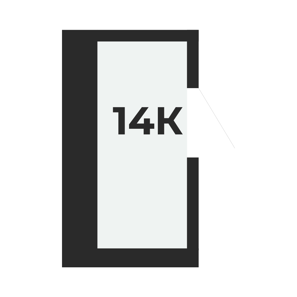 Планировка: Кладовая № 14, 3,08 м²