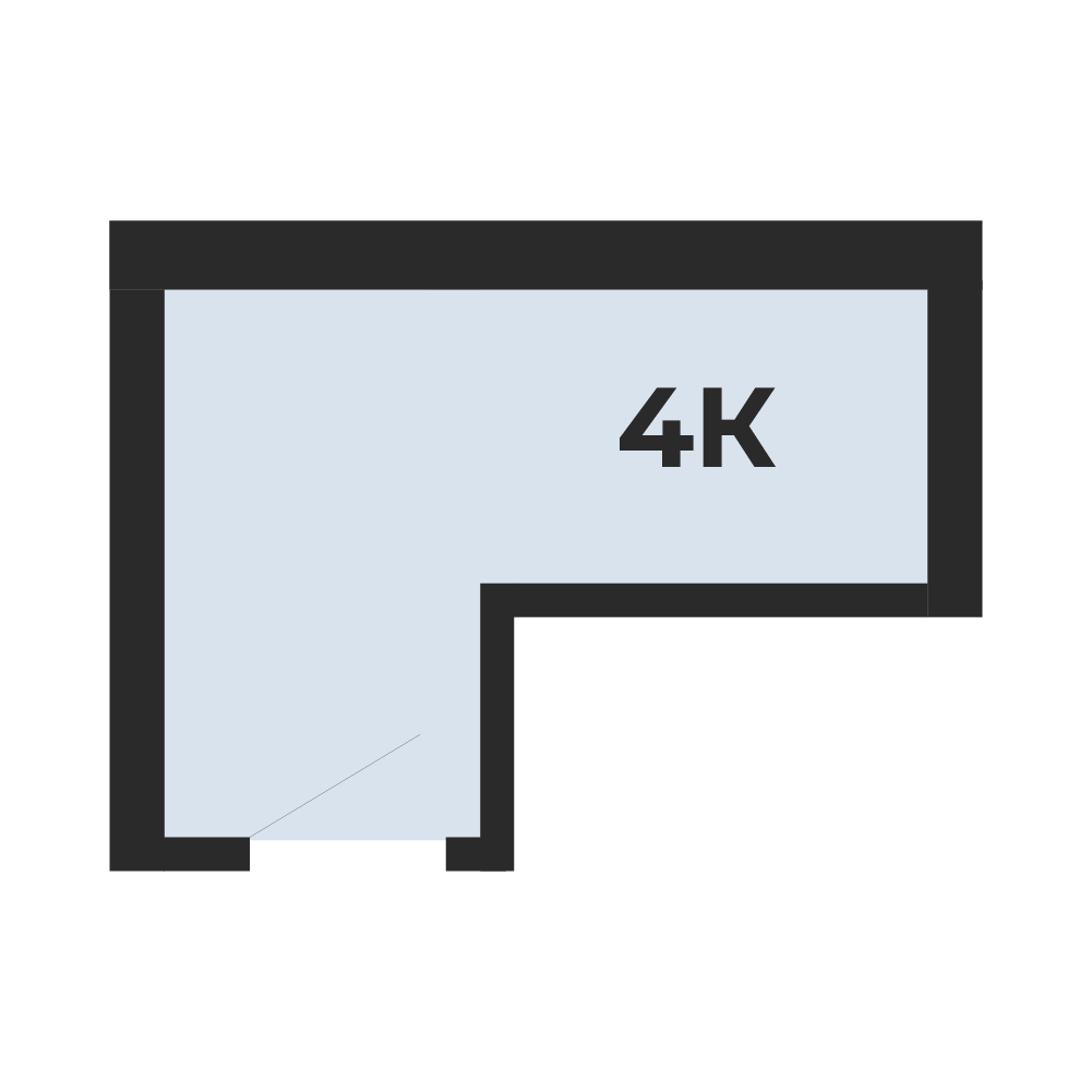 Планировка: Кладовая № 4, 5,85 м²