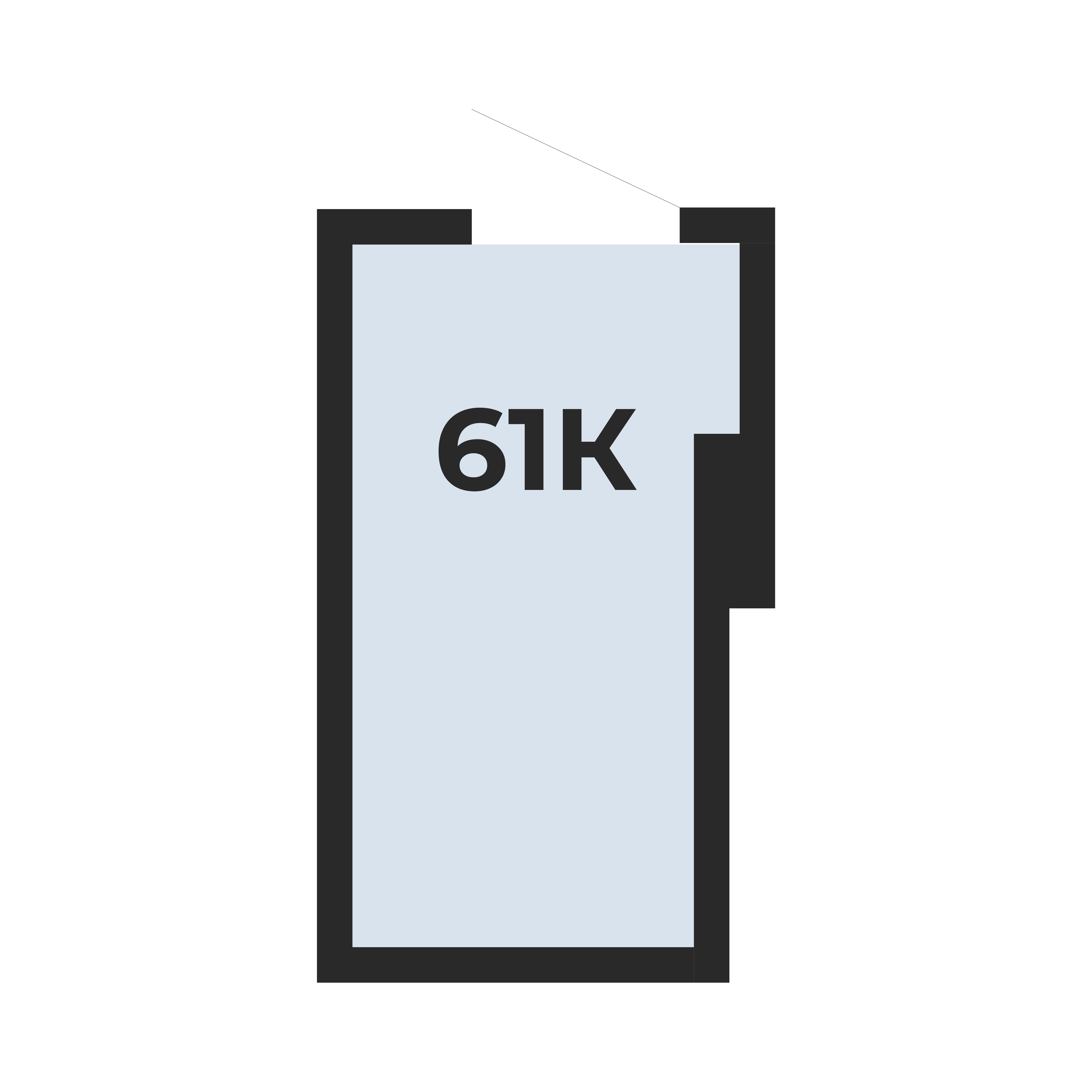 Планировка: Кладовая № 61, 2,56 м²