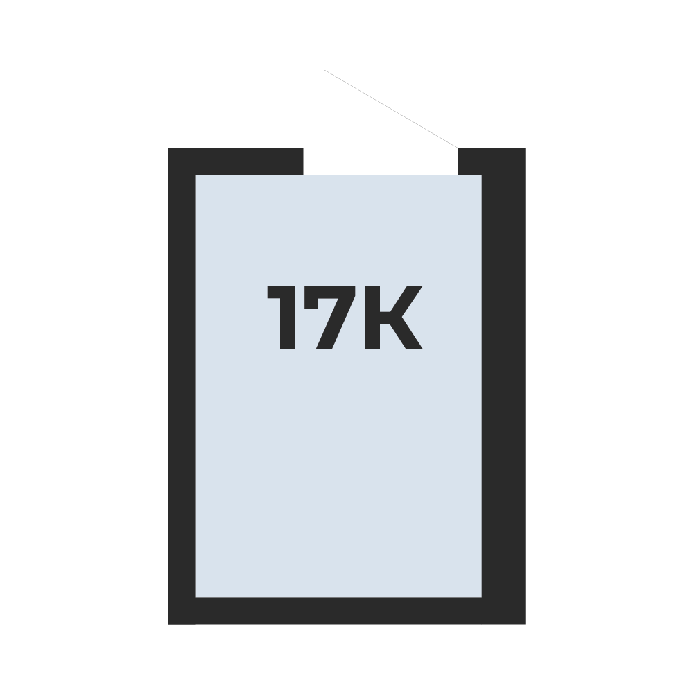 Планировка: Кладовая № 17, 3,62 м²