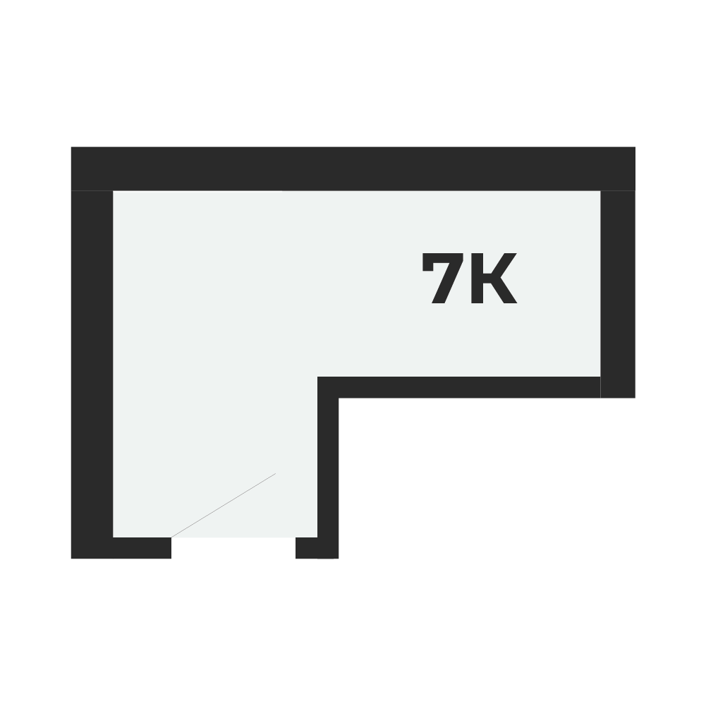 Планировка: Кладовая № 7, 5,89 м²