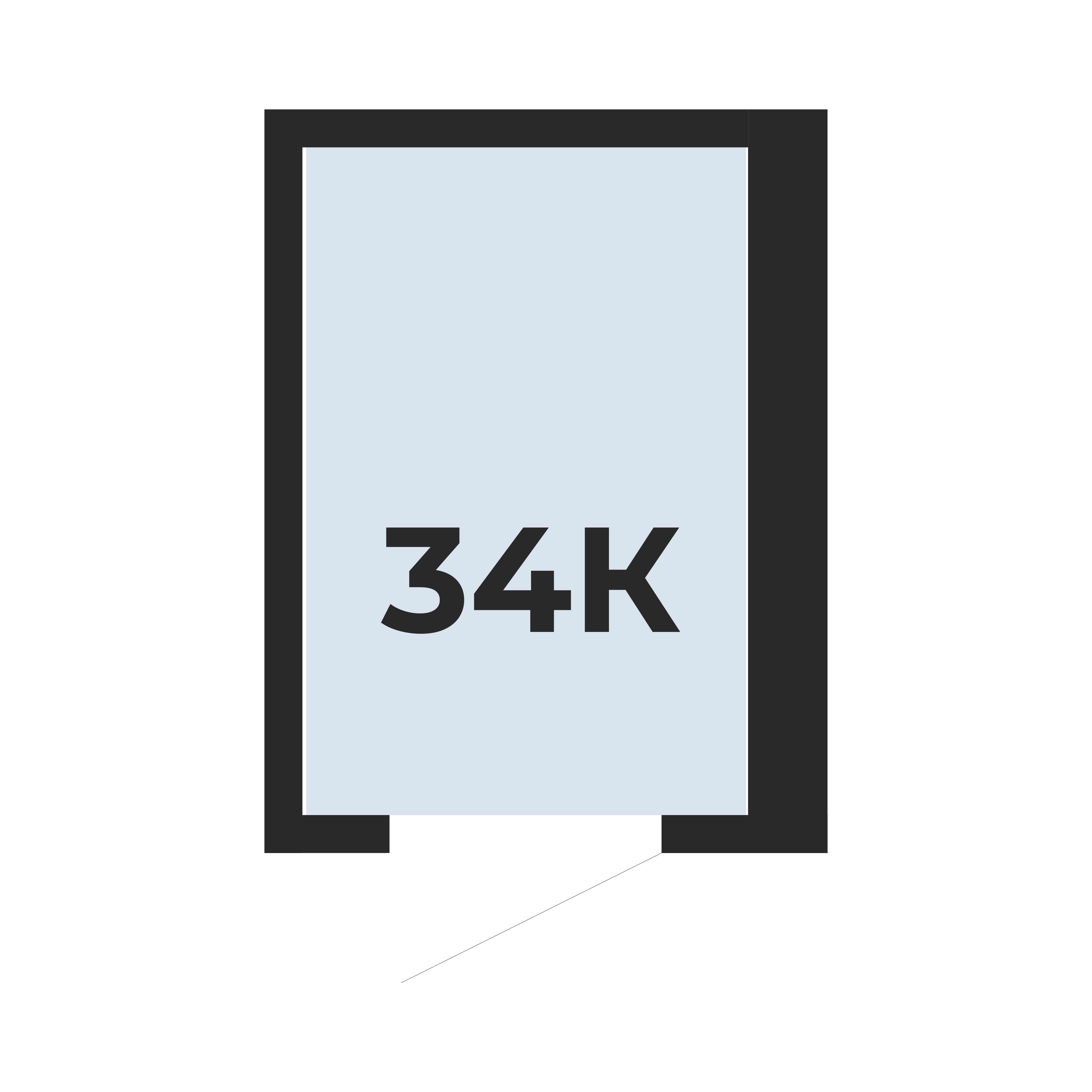 Планировка: Кладовая № 34, 3,3 м²