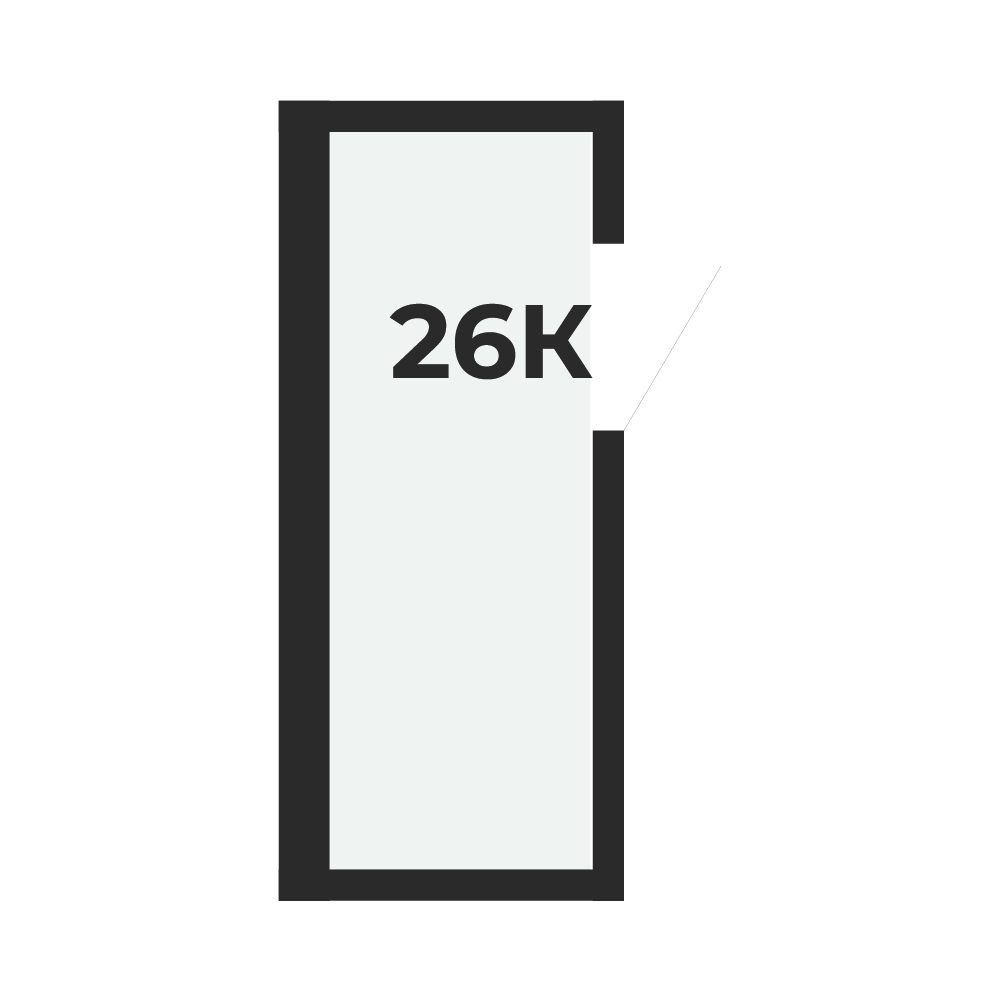 Планировка: Кладовая № 26, 4,38 м²