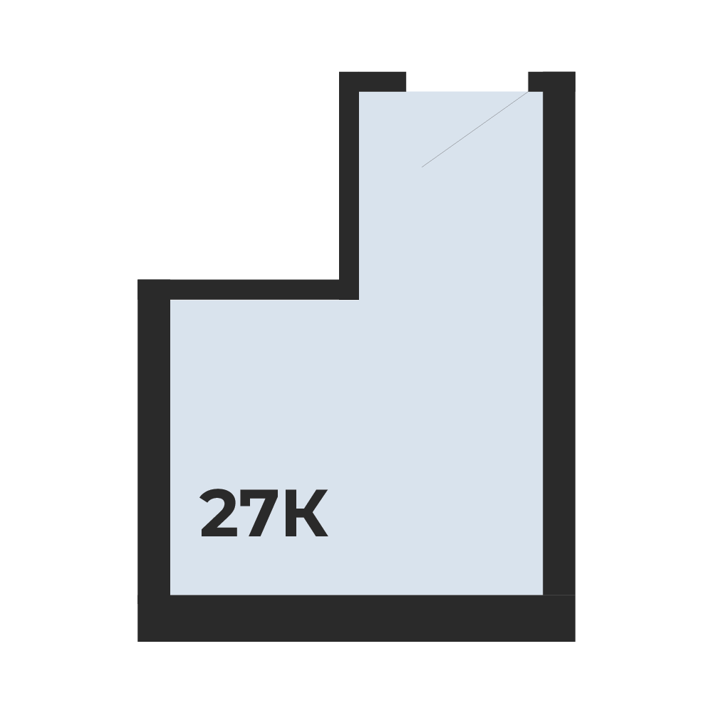 Планировка: Кладовая № 27, 8,36 м²