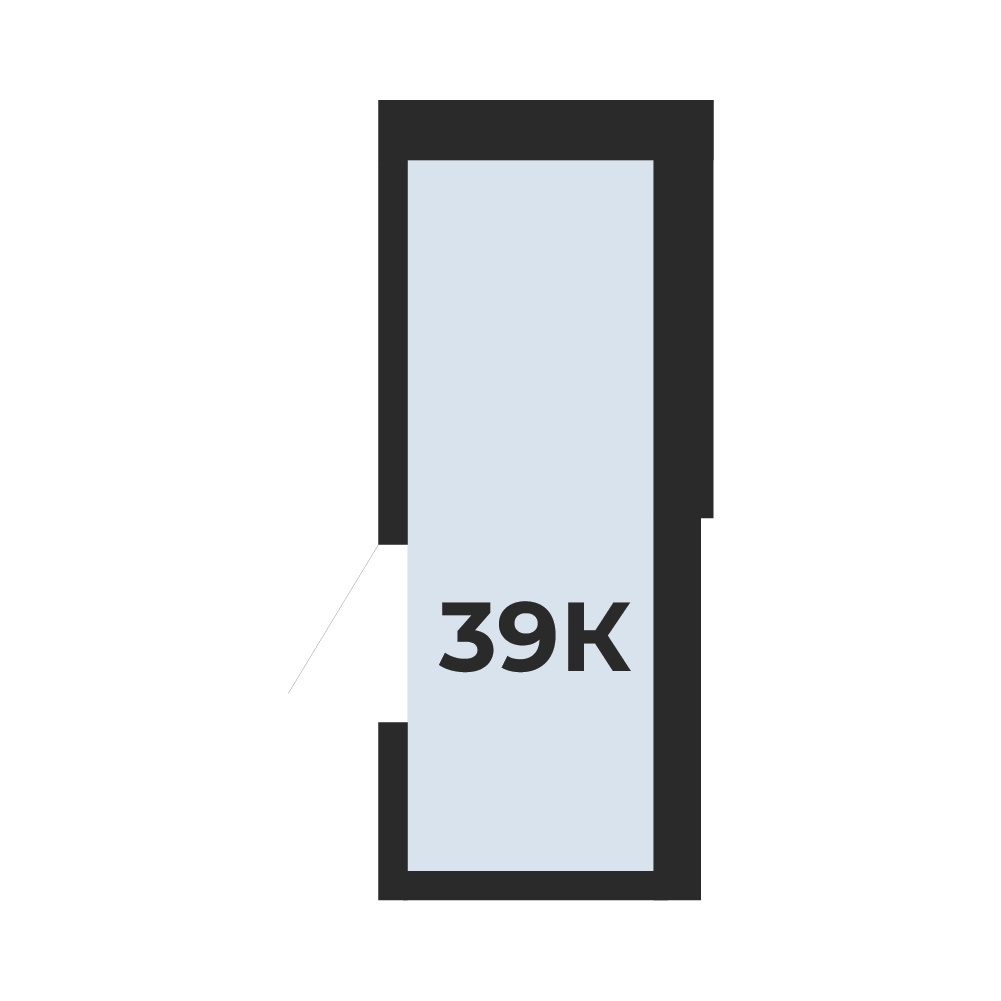 Планировка: Кладовая № 39, 4,51 м²