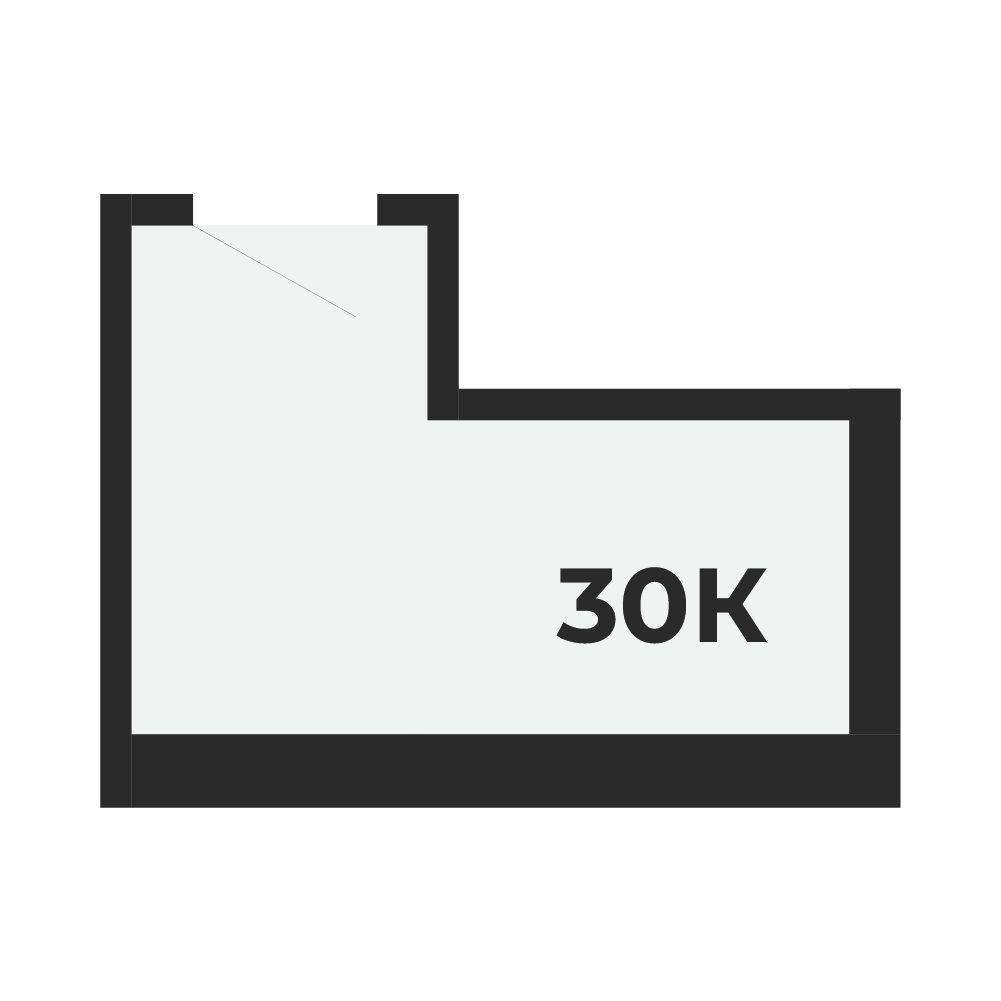 Планировка: Кладовая № 30, 6,04 м²