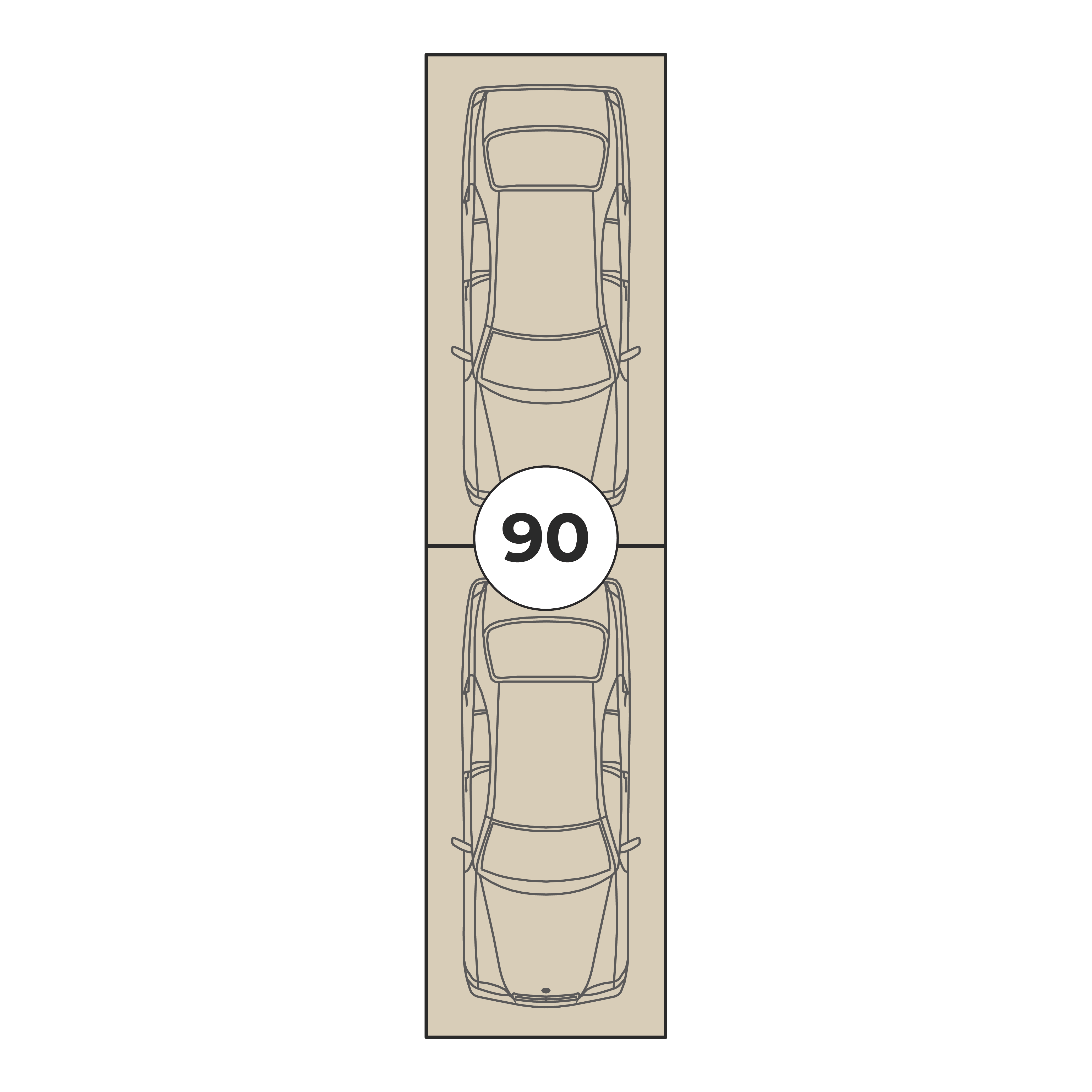 Планировка: Машино-место № 90, 26,5 м²