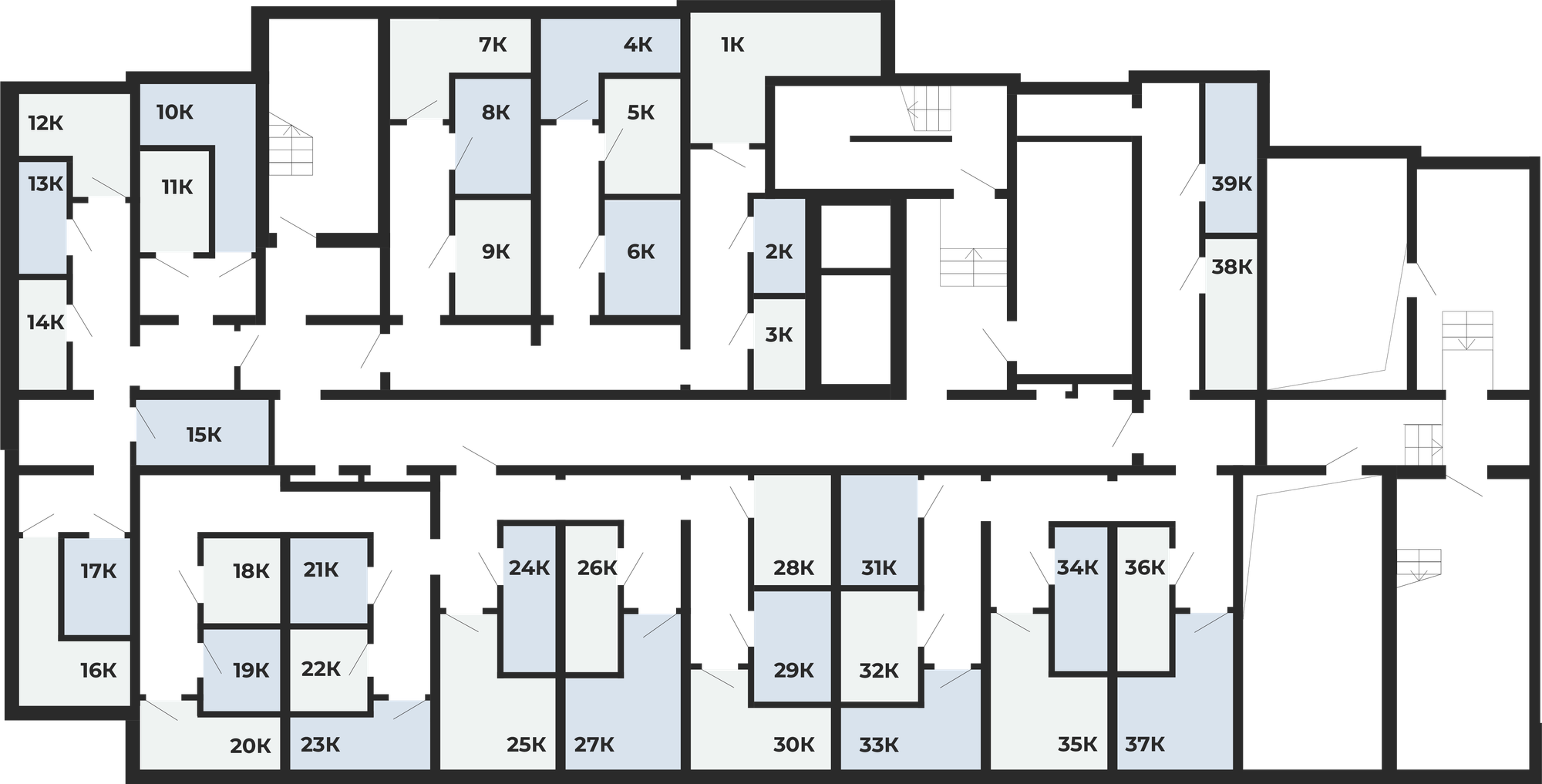 Келлеры КРОНА ДОМ, уровень 0, секция 3